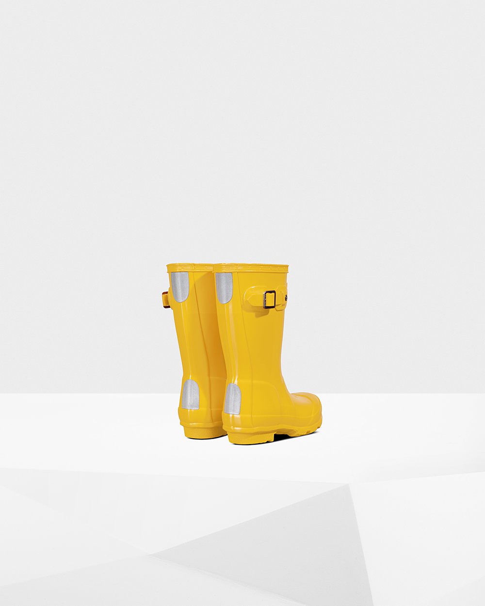 Hunter Original Little Gloss Rain Boots - Online Kids Yellow - GPJTXZ217